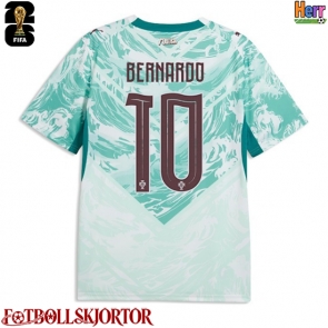 Portugal Bernardo Silva #10 Bortatröja VM 2026 Kortärmad